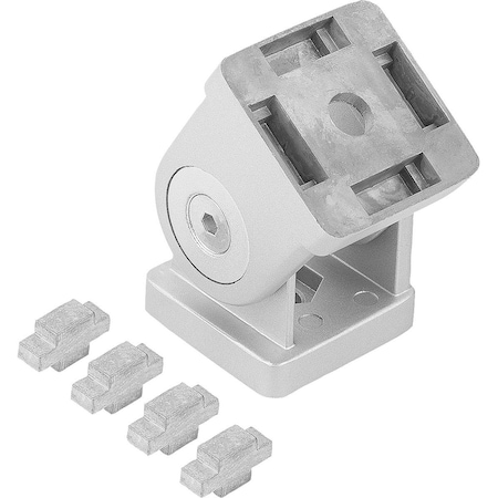 Kipp Joint Block 40X40X60, Form:A Zinc, Type I, Bn=8 K1051.084040